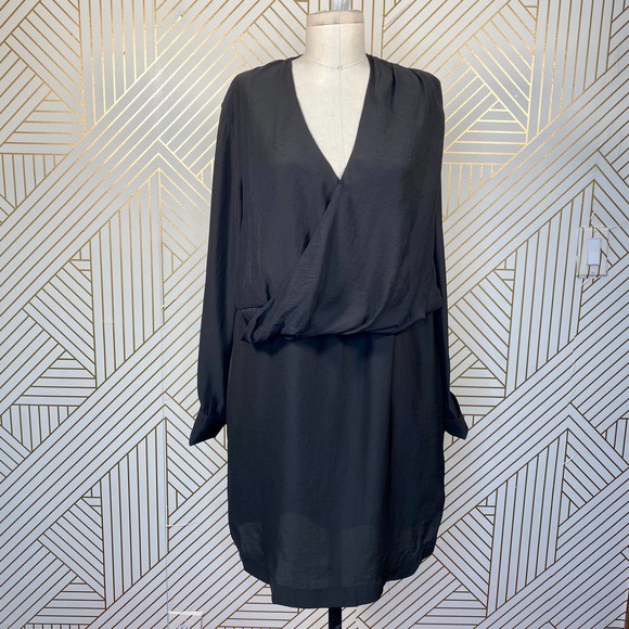 Bless'ed Are The Meek Pilot Shirt Dress in Black - Picture 2 of 12